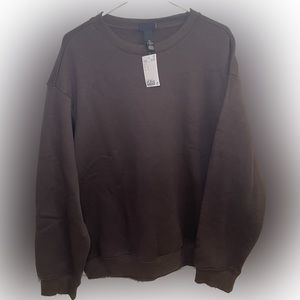 H&M Large Brown Sweatshirt
